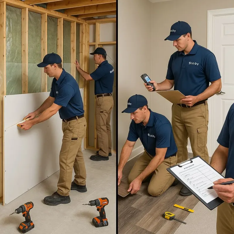Repairs and Reconstruction process in Quinebaug, CT